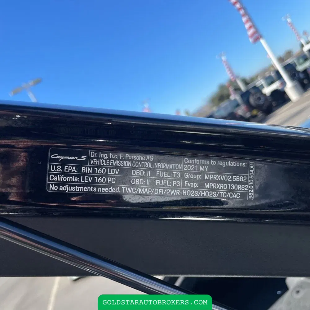 2021 Porsche 718 Cayman S