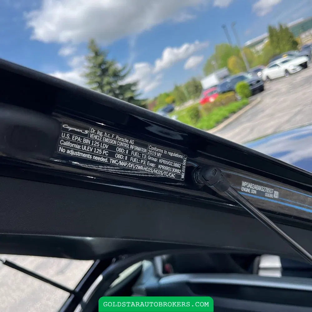 2019 Porsche 718 Cayman S