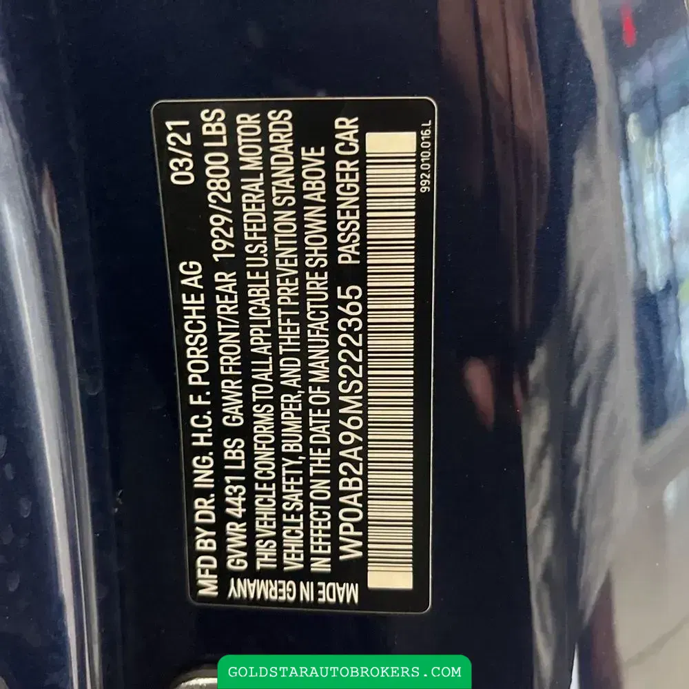 2021 Porsche 911 Carrera 4S