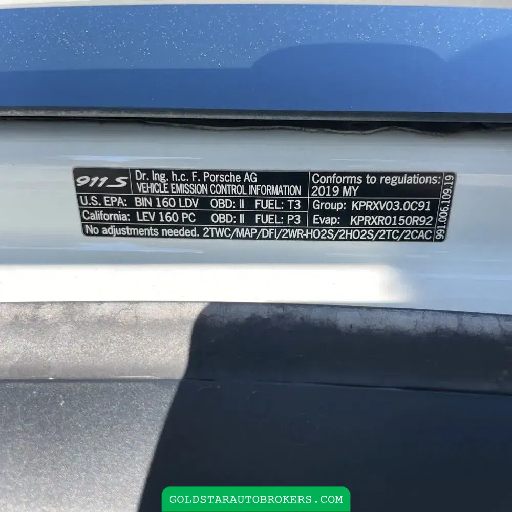 2019 Porsche 911 Carrera 4S