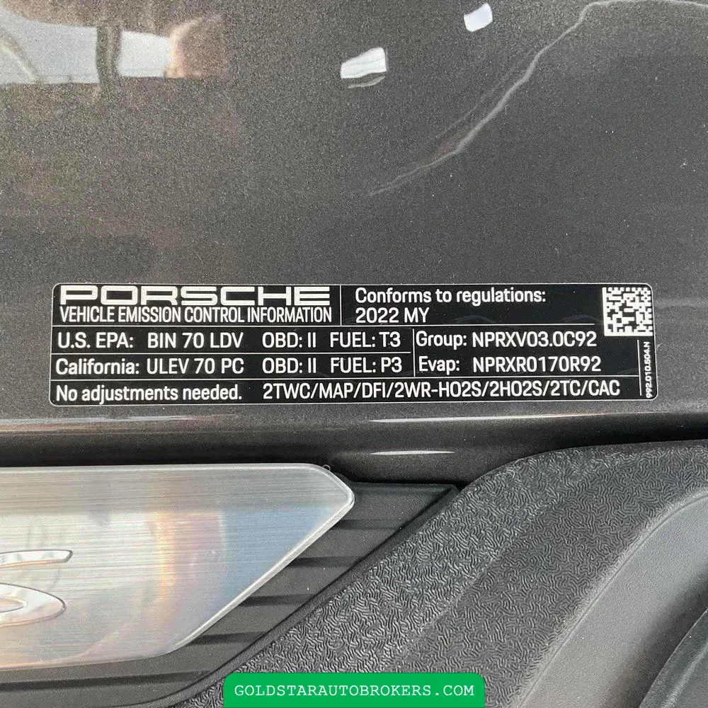 2022 Porsche 911 Carrera 4S