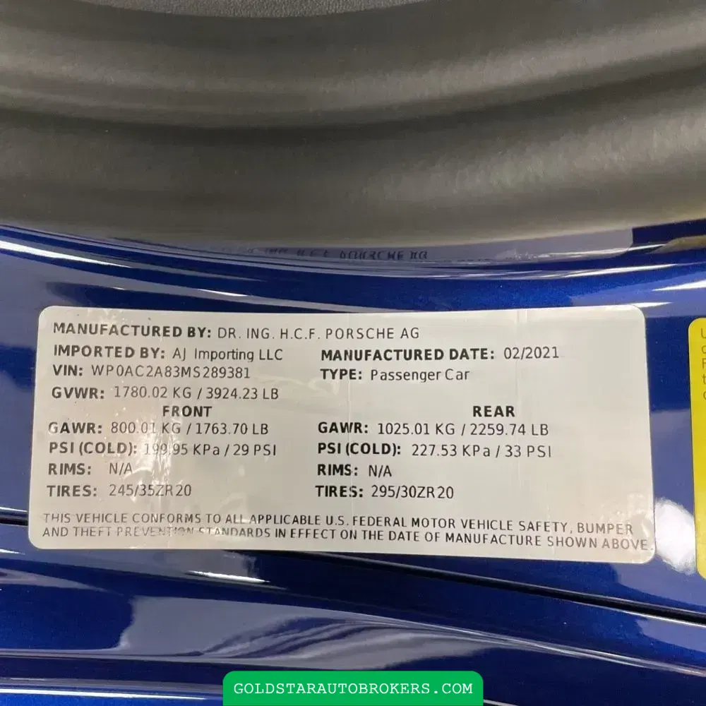 2021 Porsche 718 Cayman GT4
