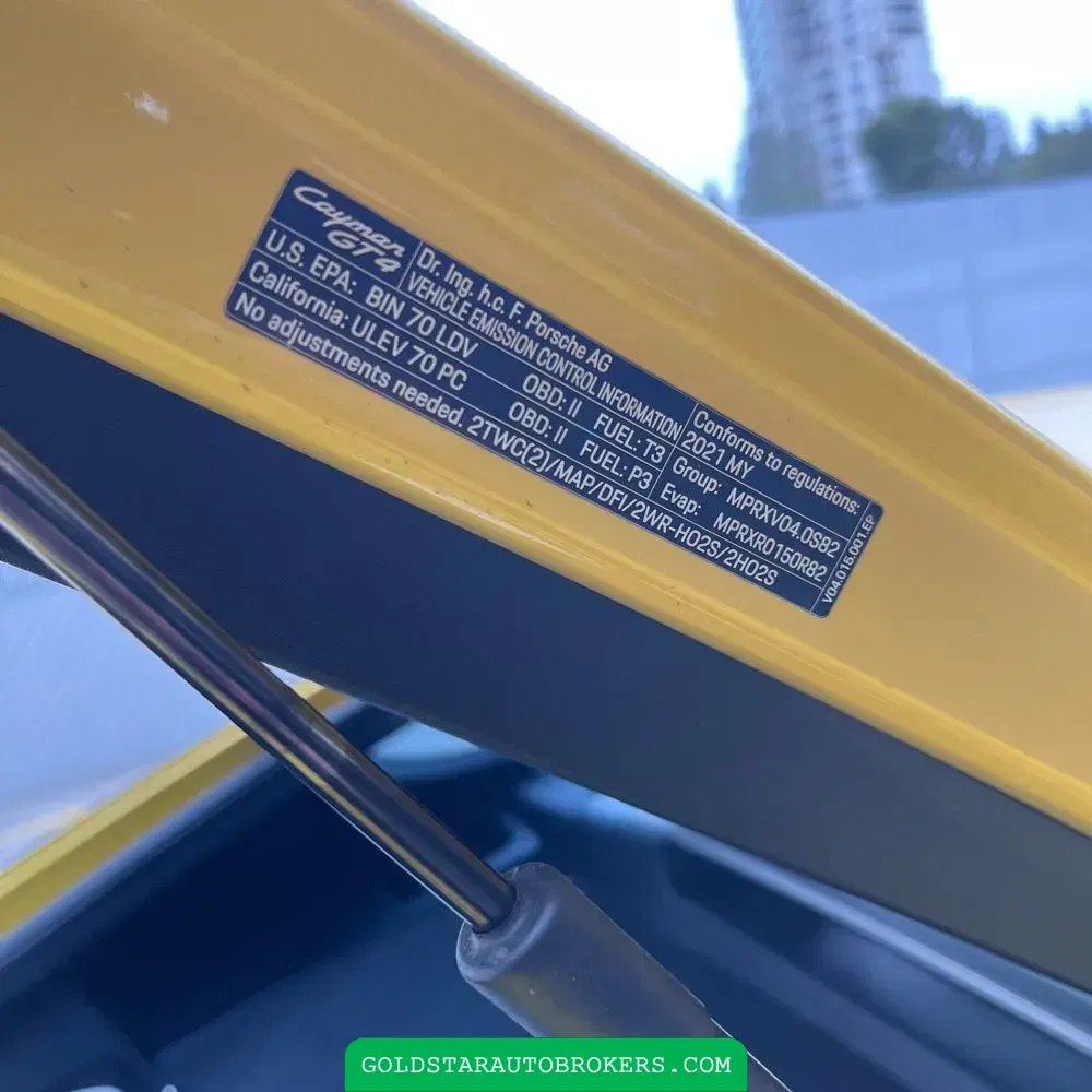 2021 Porsche 718 Cayman GT4