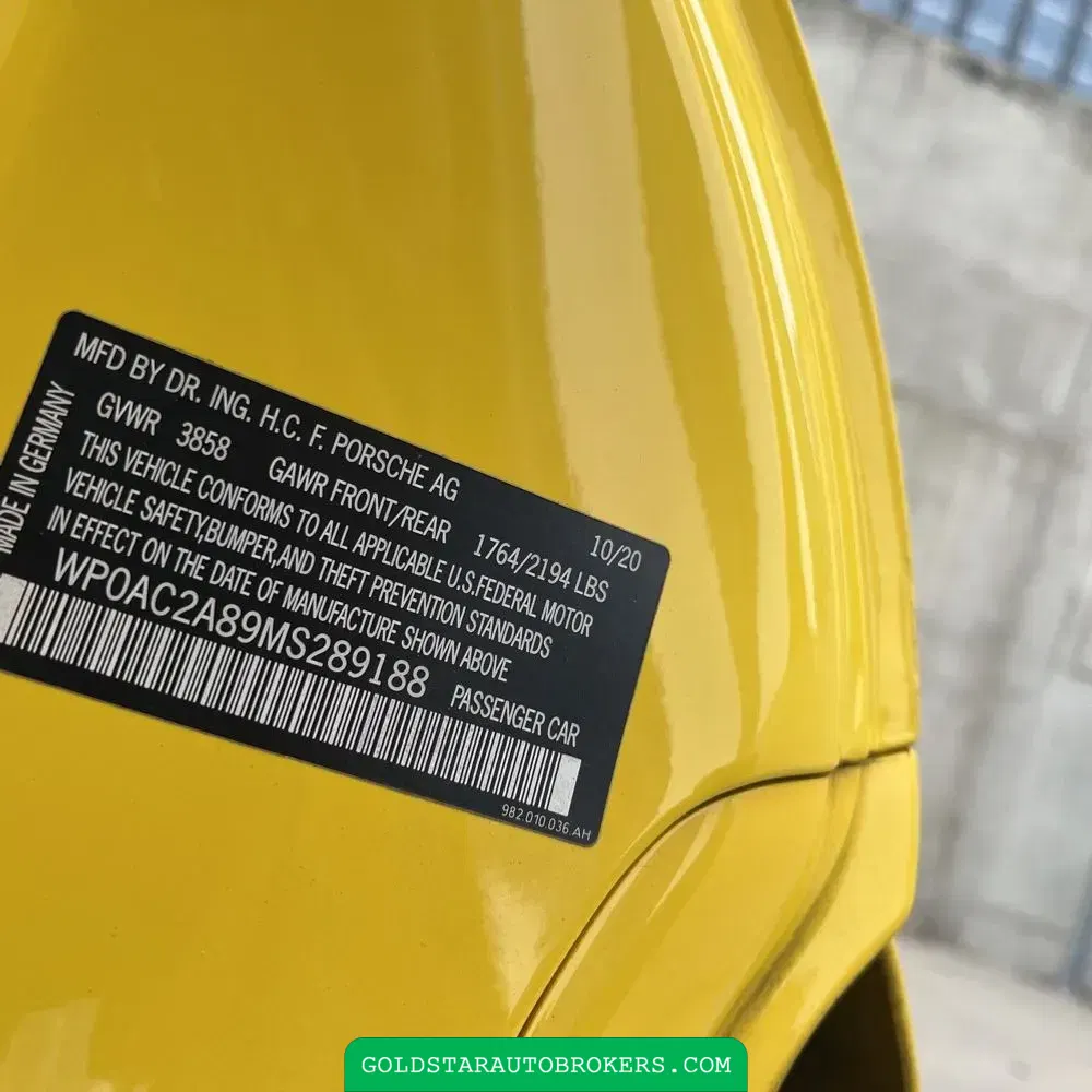 2021 Porsche 718 Cayman GT4