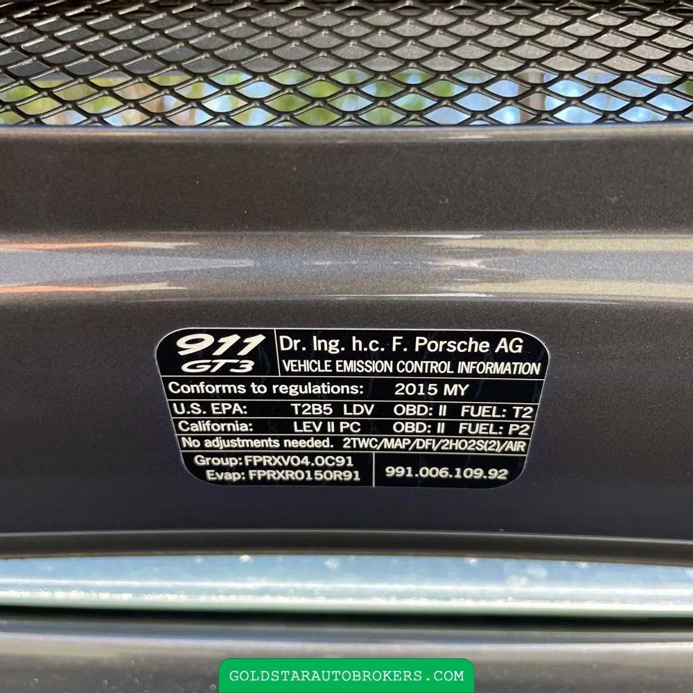 2015 Porsche 911 GT3