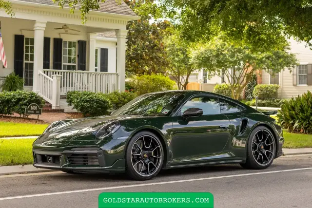 Brewster Green 2022 Porsche 911 Turbo S Coupe