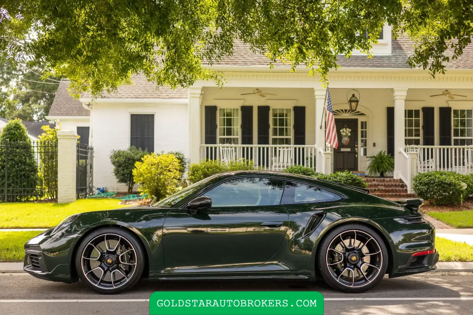 Brewster Green 2022 Porsche 911 Turbo S Coupe