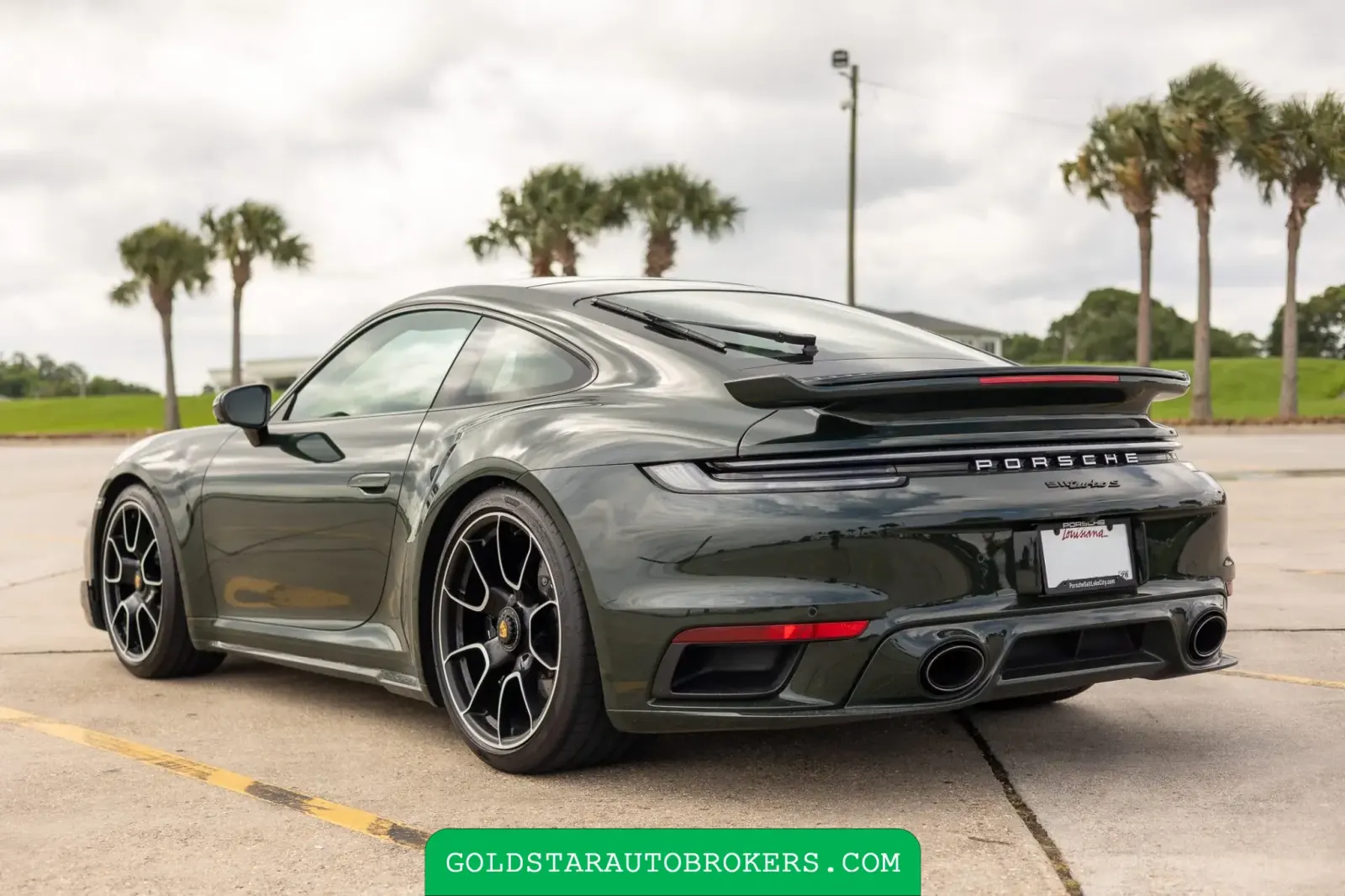 Brewster Green 2022 Porsche 911 Turbo S Coupe
