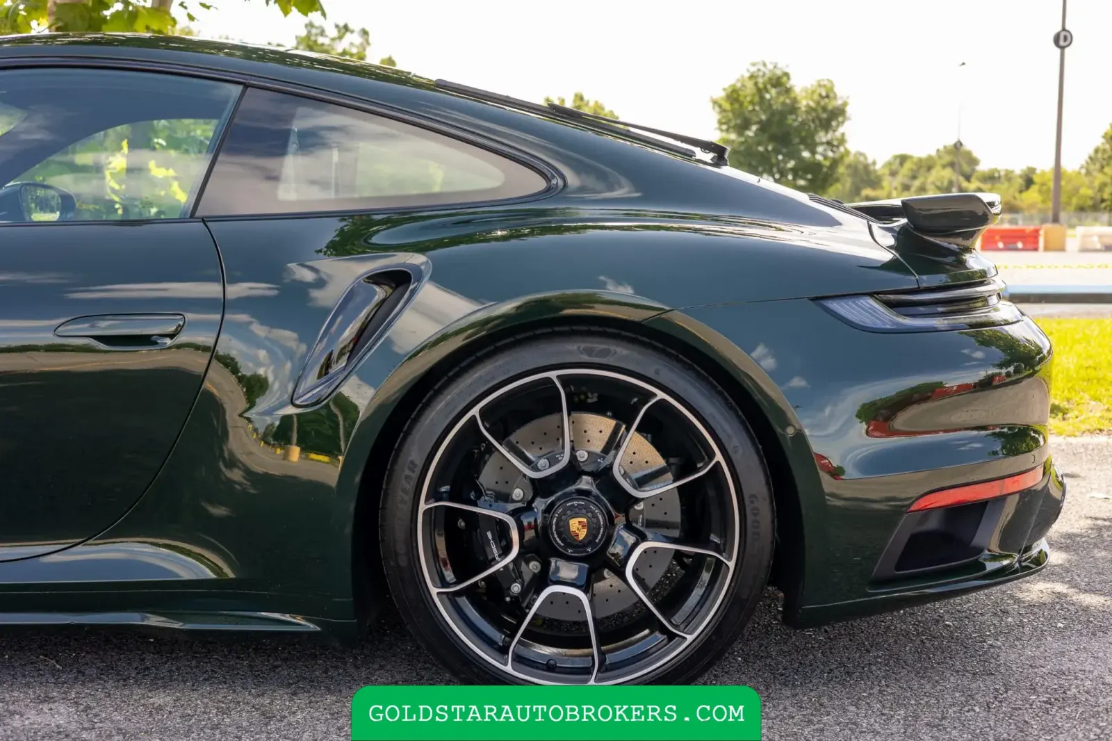 Brewster Green 2022 Porsche 911 Turbo S Coupe