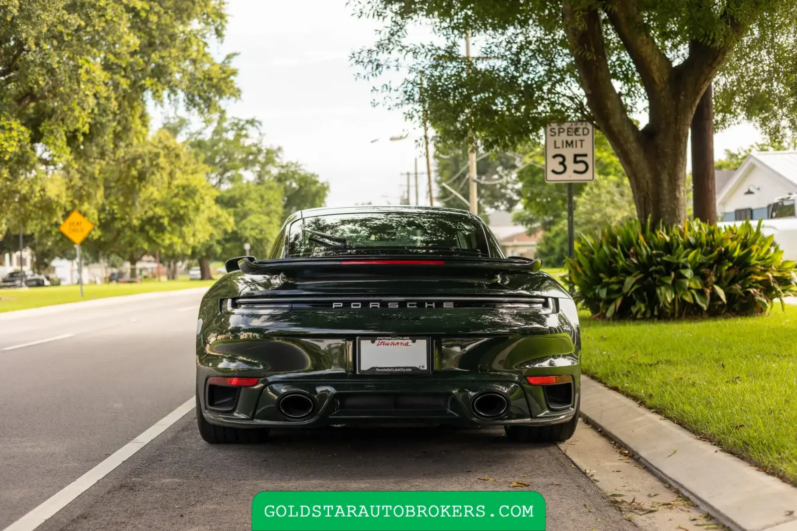 Brewster Green 2022 Porsche 911 Turbo S Coupe
