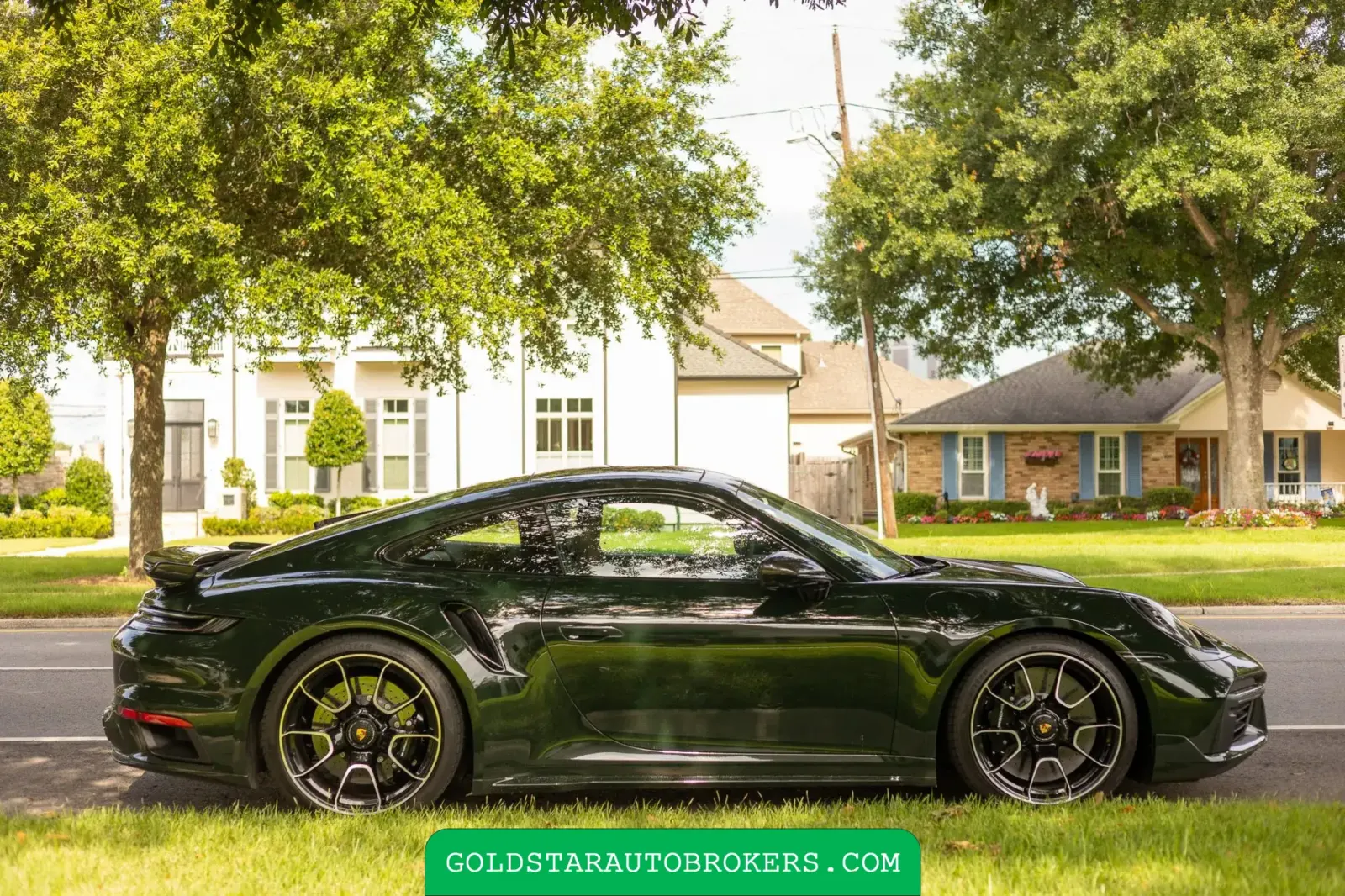 Brewster Green 2022 Porsche 911 Turbo S Coupe