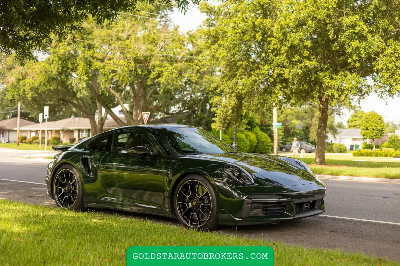 Brewster Green 2022 Porsche 911 Turbo S Coupe