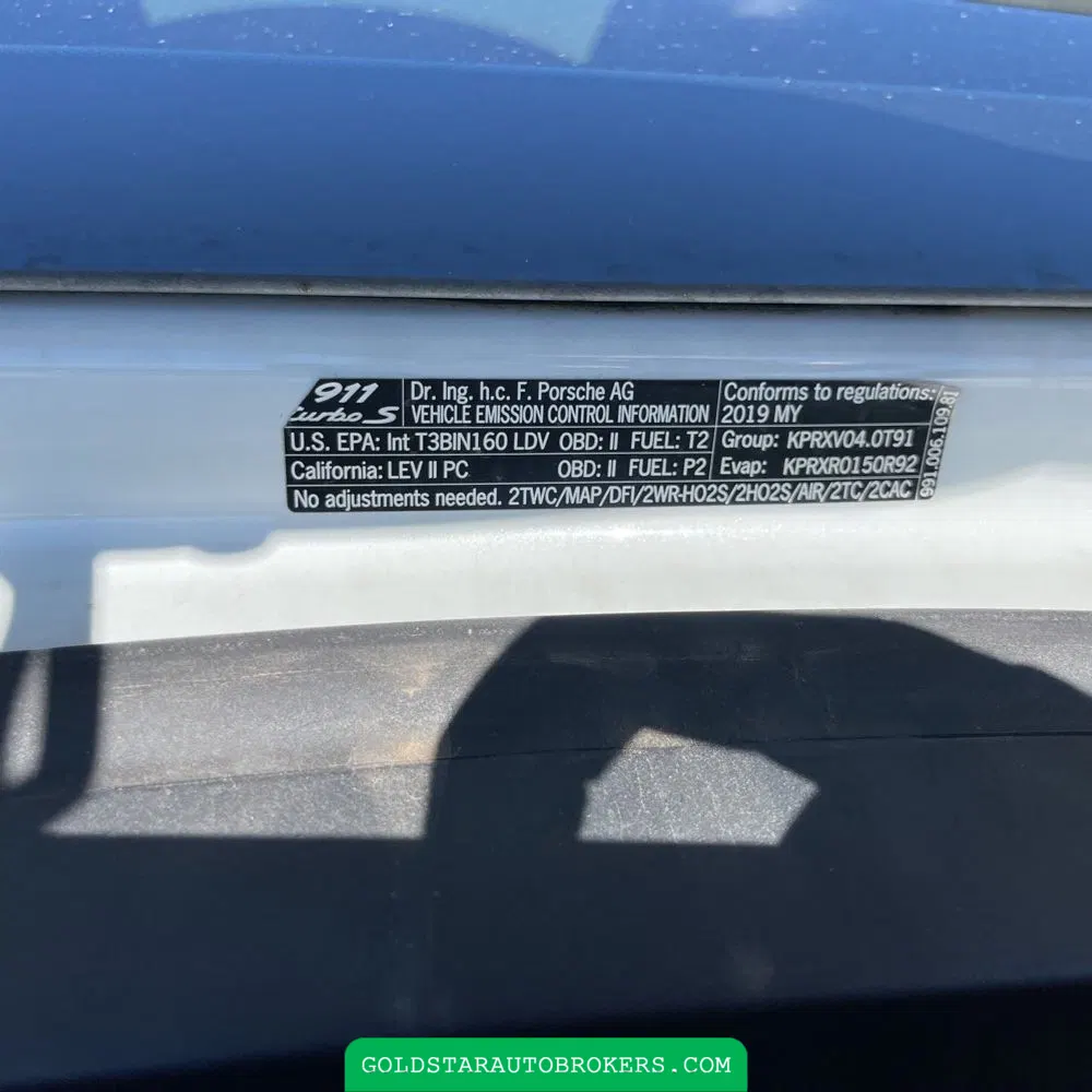 2019 Porsche 911 Turbo
