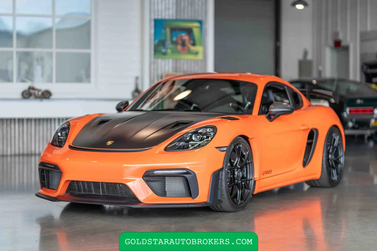 Gulf Orange 2023 Porsche 718 Cayman GT4 RS Weissach