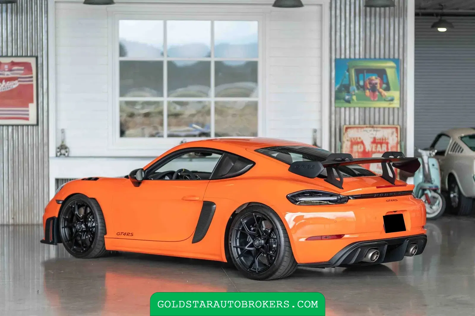 Gulf Orange 2023 Porsche 718 Cayman GT4 RS Weissach