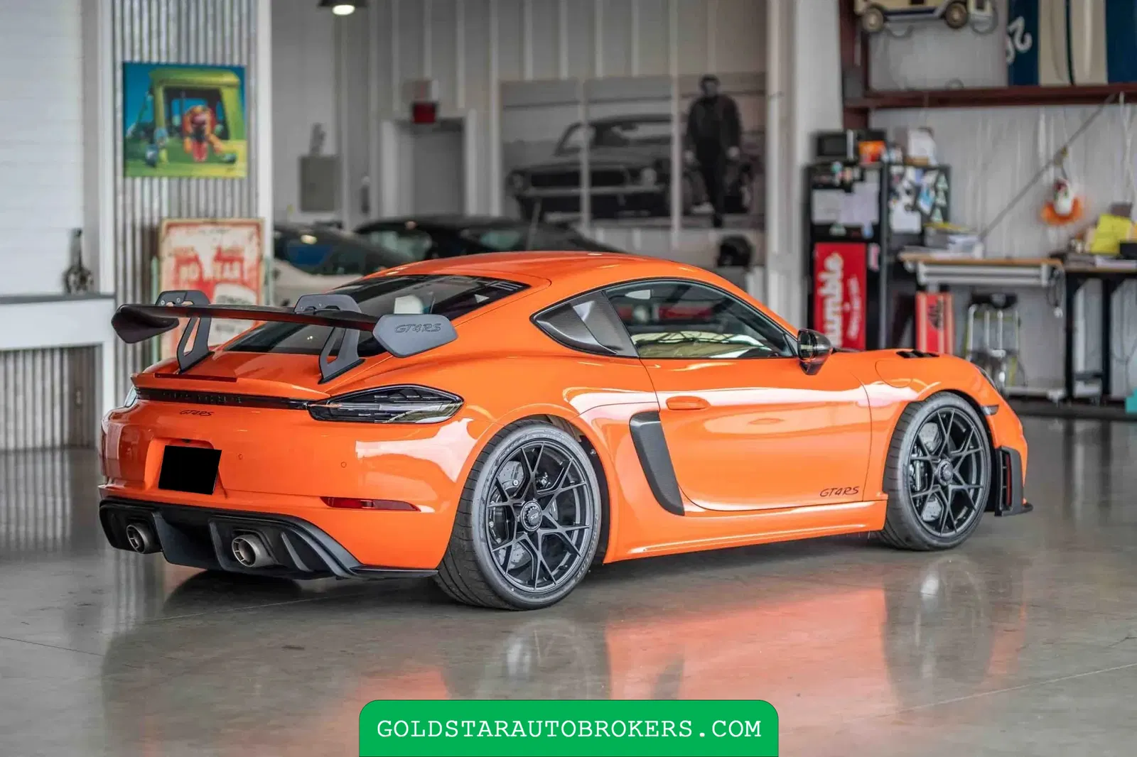 Gulf Orange 2023 Porsche 718 Cayman GT4 RS Weissach