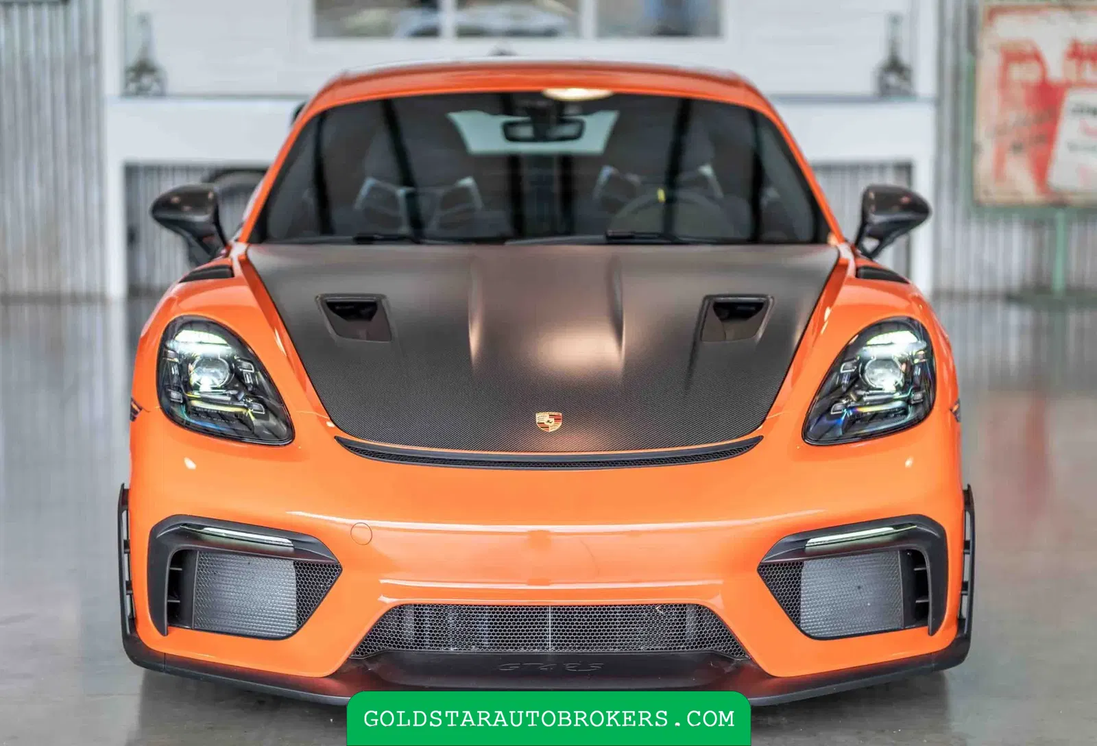 Gulf Orange 2023 Porsche 718 Cayman GT4 RS Weissach