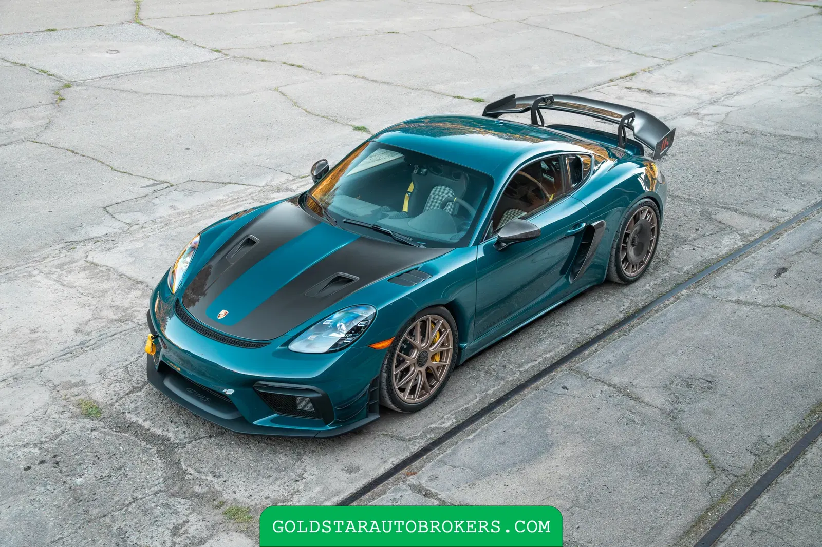 Fjord Green 2024 Porsche 718 Cayman GT4 RS Weissach Manthey Racing Package