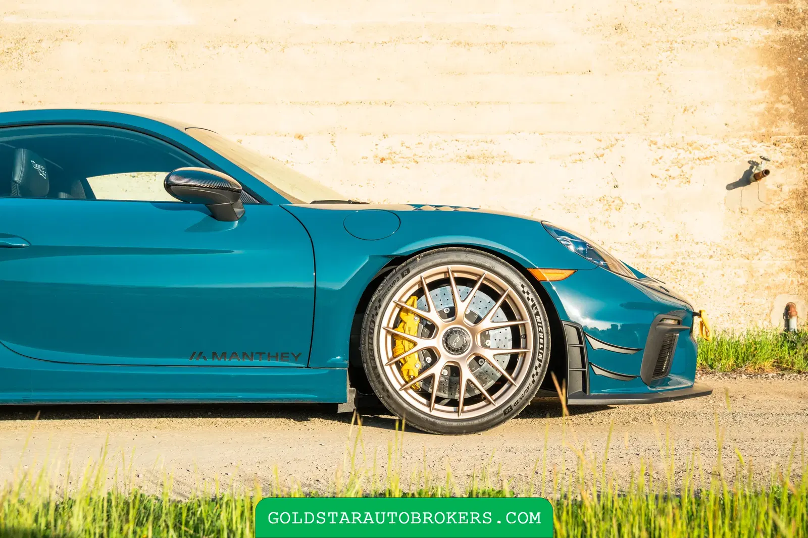 Fjord Green 2024 Porsche 718 Cayman GT4 RS Weissach Manthey Racing Package