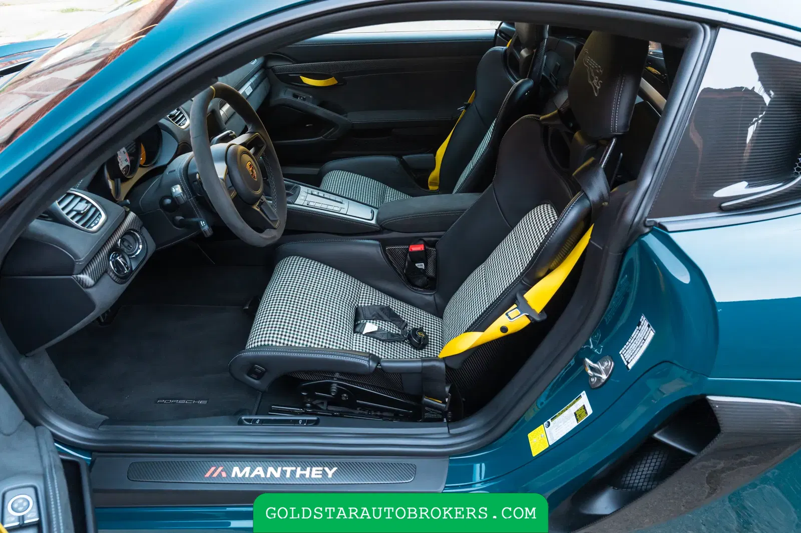 Fjord Green 2024 Porsche 718 Cayman GT4 RS Weissach Manthey Racing Package