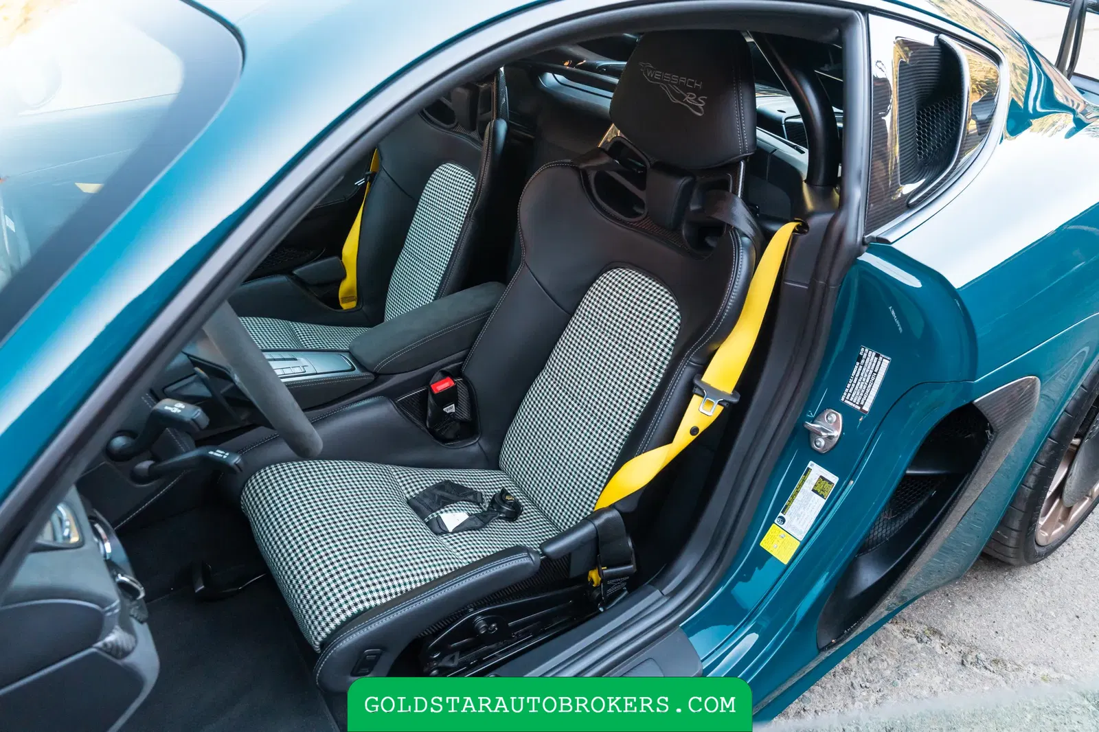 Fjord Green 2024 Porsche 718 Cayman GT4 RS Weissach Manthey Racing Package