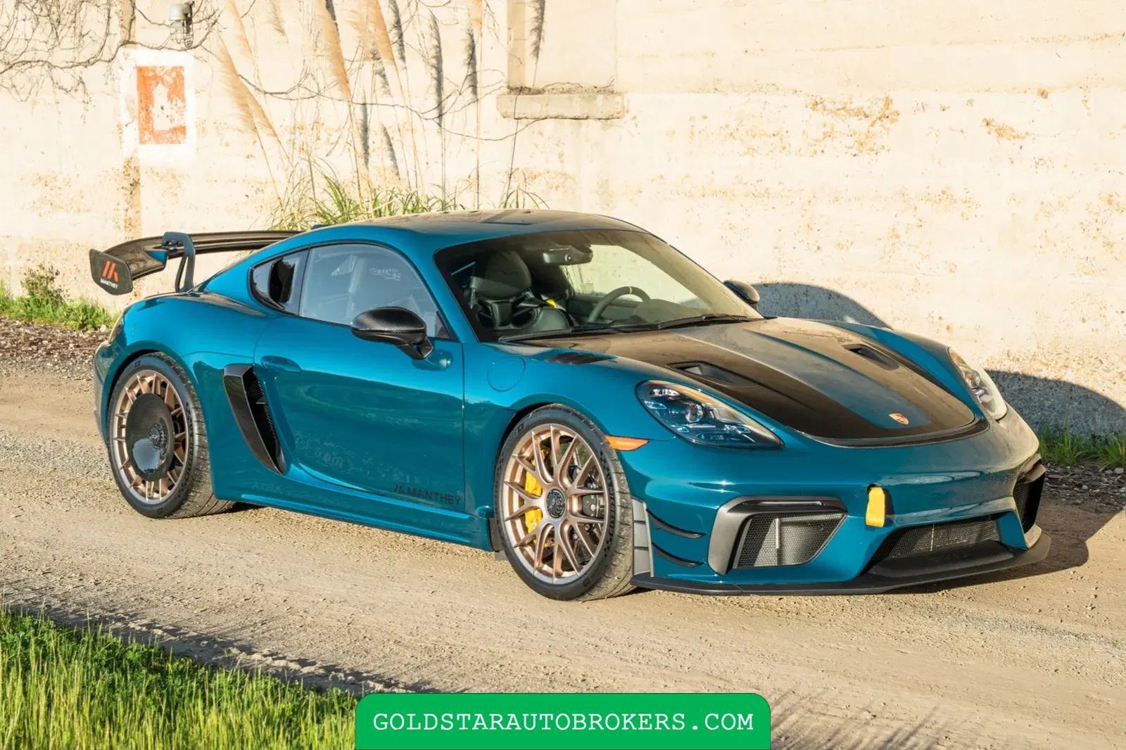 Fjord Green 2024 Porsche 718 Cayman GT4 RS Weissach Manthey Racing Package