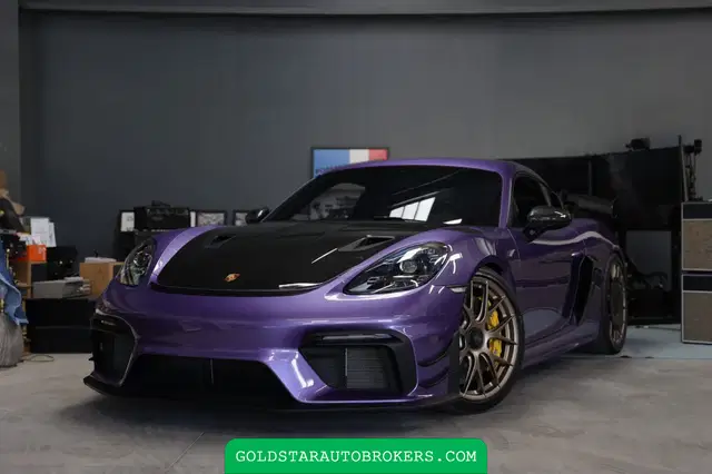 Viola Purple Metallic 2023 Porsche 718 Cayman GT4 RS Weissach Manthey Racing Package