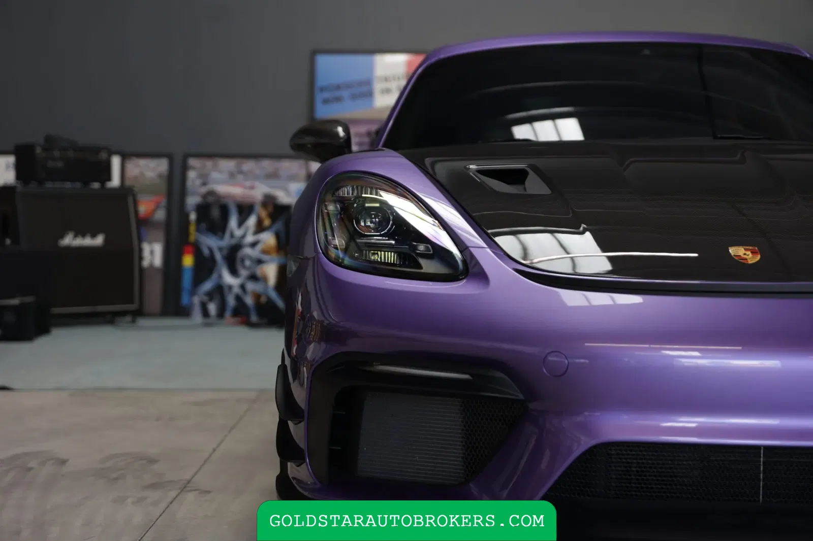 Viola Purple Metallic 2023 Porsche 718 Cayman GT4 RS Weissach Manthey Racing Package