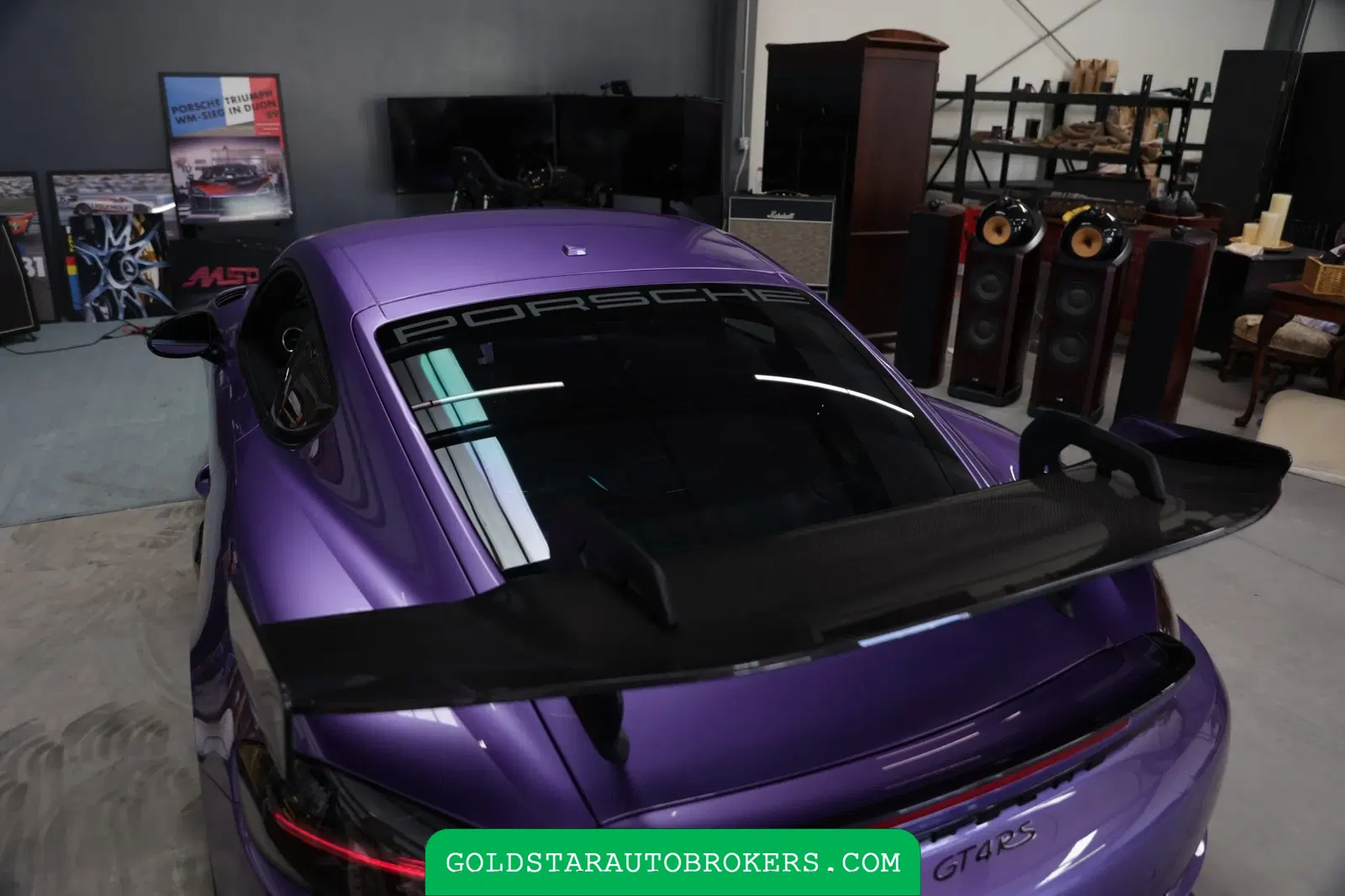 Viola Purple Metallic 2023 Porsche 718 Cayman GT4 RS Weissach Manthey Racing Package