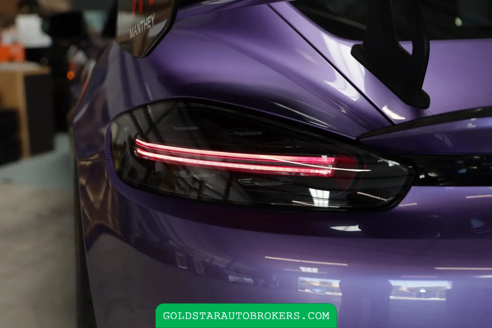 Viola Purple Metallic 2023 Porsche 718 Cayman GT4 RS Weissach Manthey Racing Package