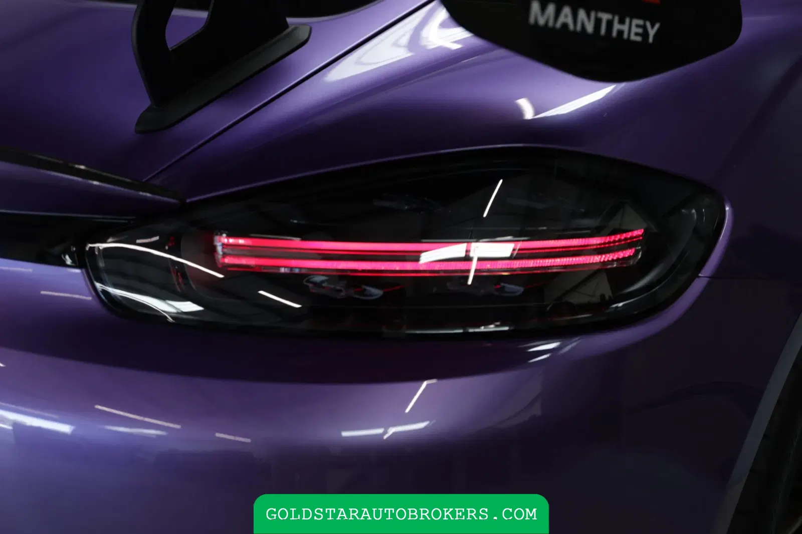 Viola Purple Metallic 2023 Porsche 718 Cayman GT4 RS Weissach Manthey Racing Package