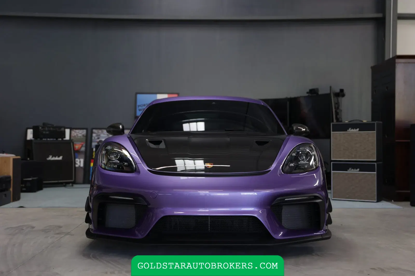 Viola Purple Metallic 2023 Porsche 718 Cayman GT4 RS Weissach Manthey Racing Package