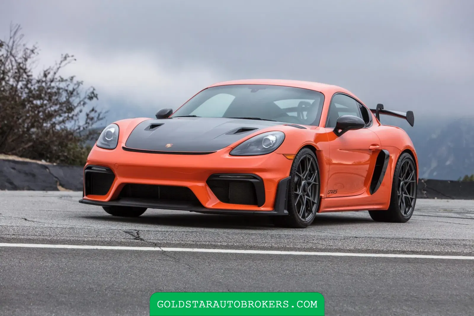 Gulf Orange 2023 Porsche 718 Cayman GT4 RS Weissach