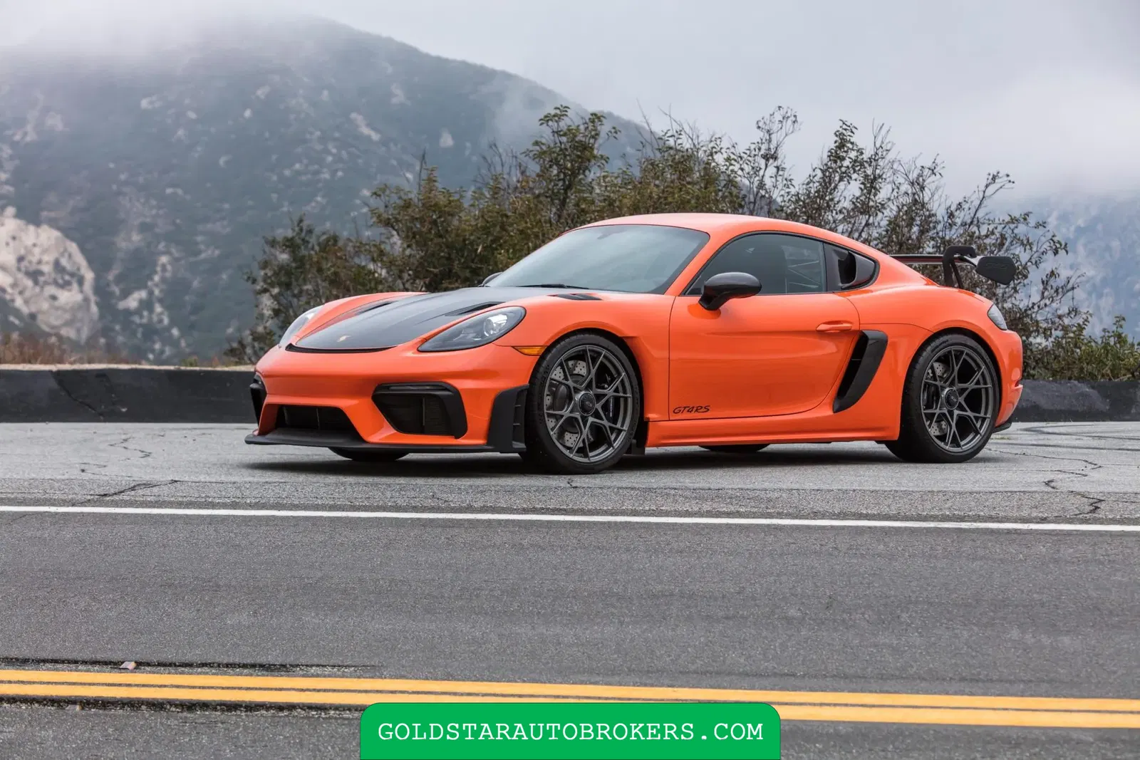 Gulf Orange 2023 Porsche 718 Cayman GT4 RS Weissach