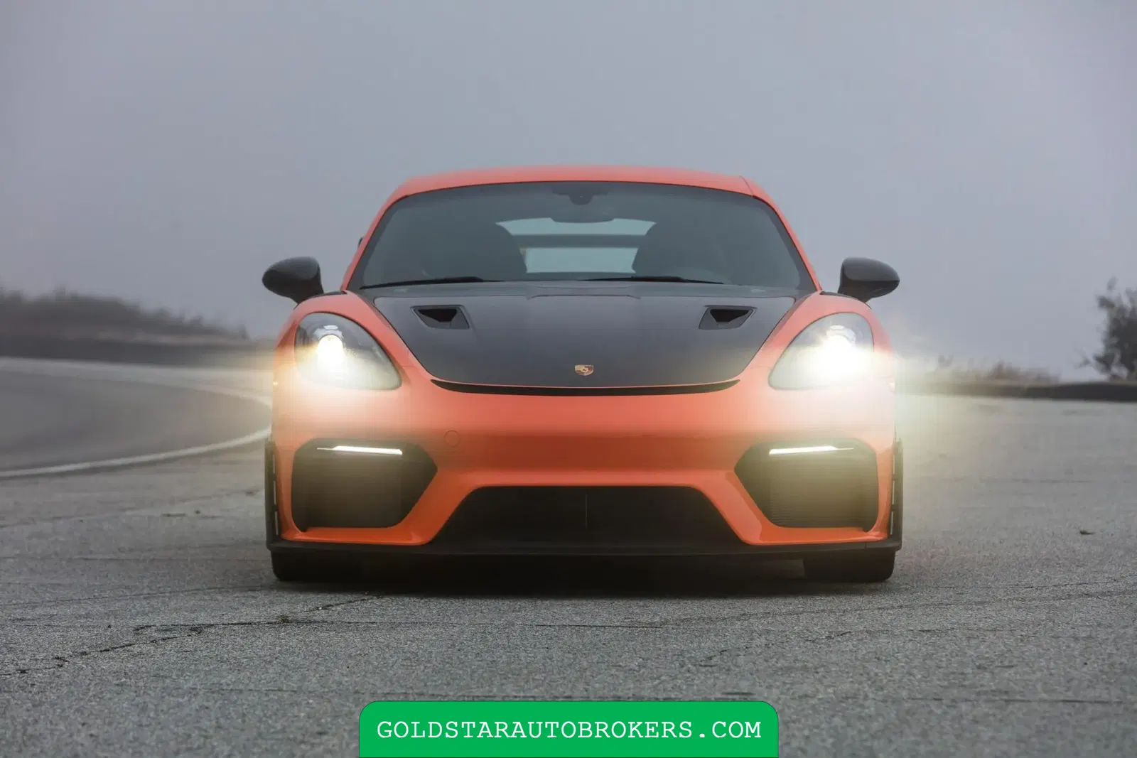 Gulf Orange 2023 Porsche 718 Cayman GT4 RS Weissach