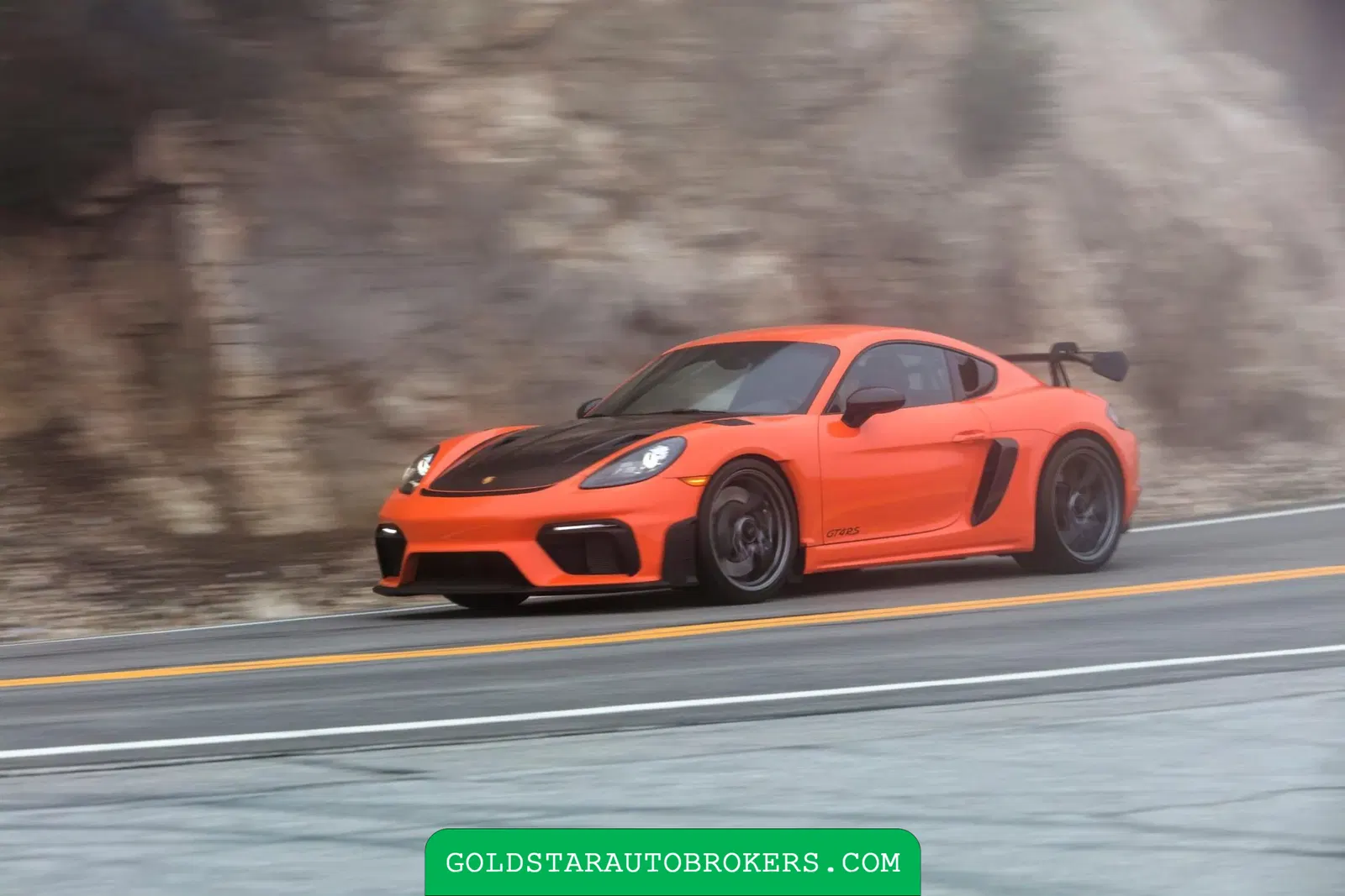 Gulf Orange 2023 Porsche 718 Cayman GT4 RS Weissach