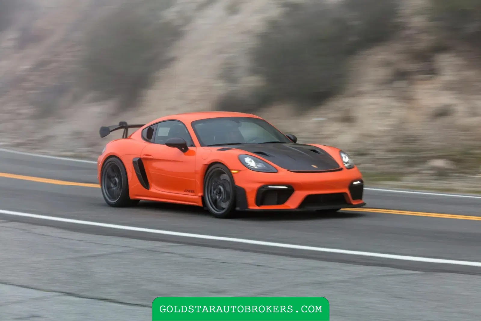 Gulf Orange 2023 Porsche 718 Cayman GT4 RS Weissach