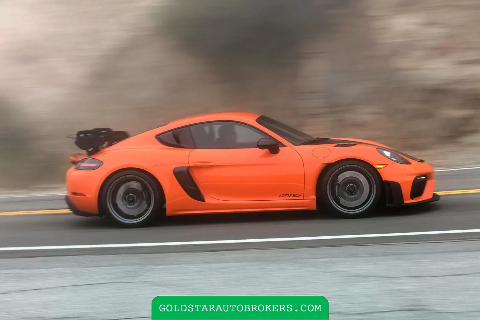 Gulf Orange 2023 Porsche 718 Cayman GT4 RS Weissach