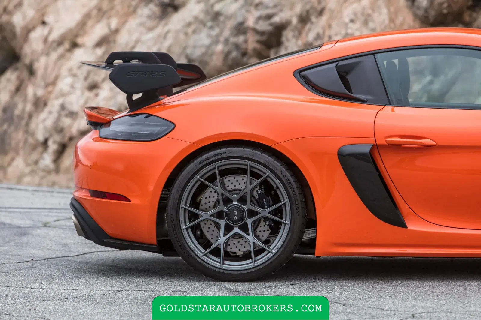 Gulf Orange 2023 Porsche 718 Cayman GT4 RS Weissach