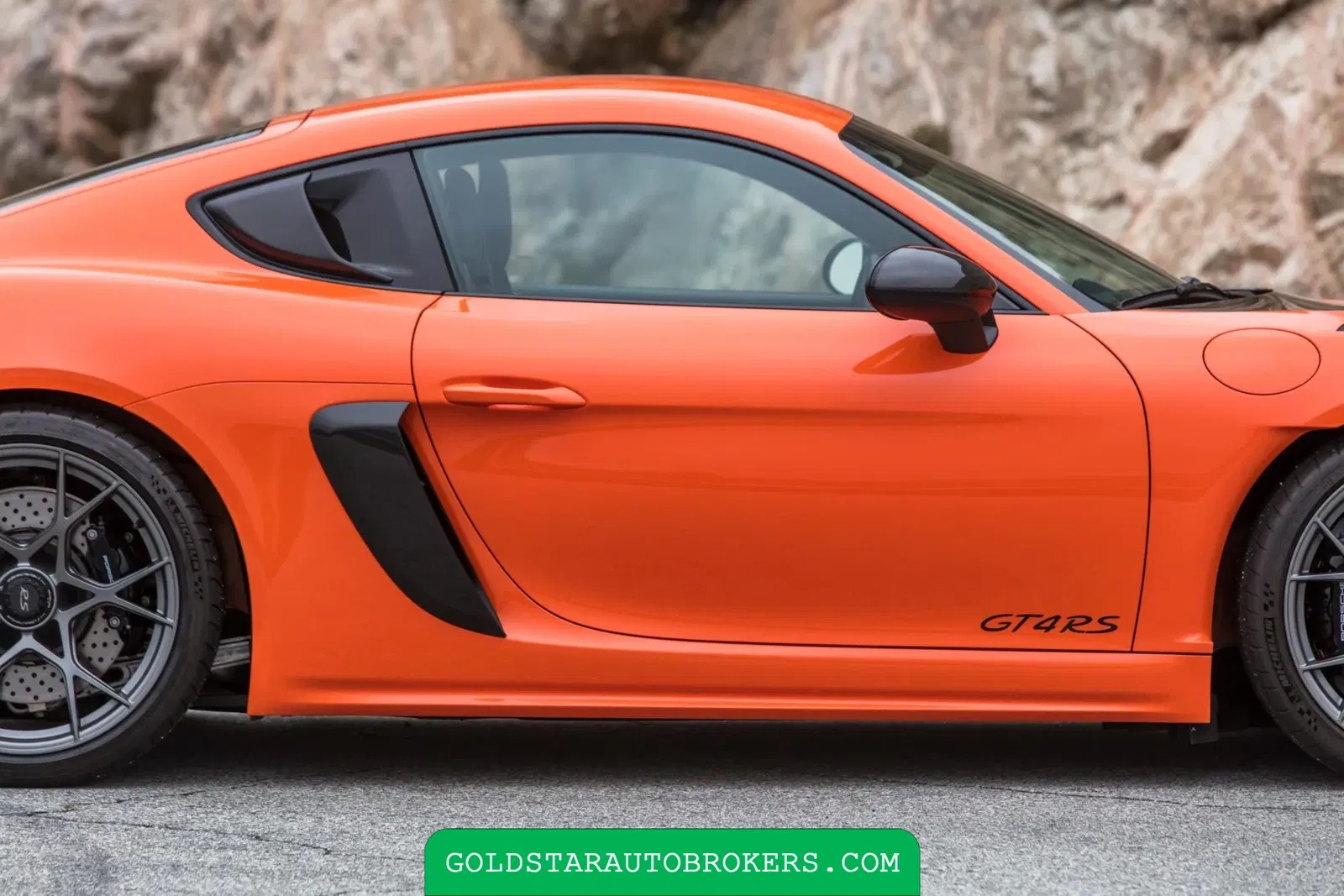 Gulf Orange 2023 Porsche 718 Cayman GT4 RS Weissach