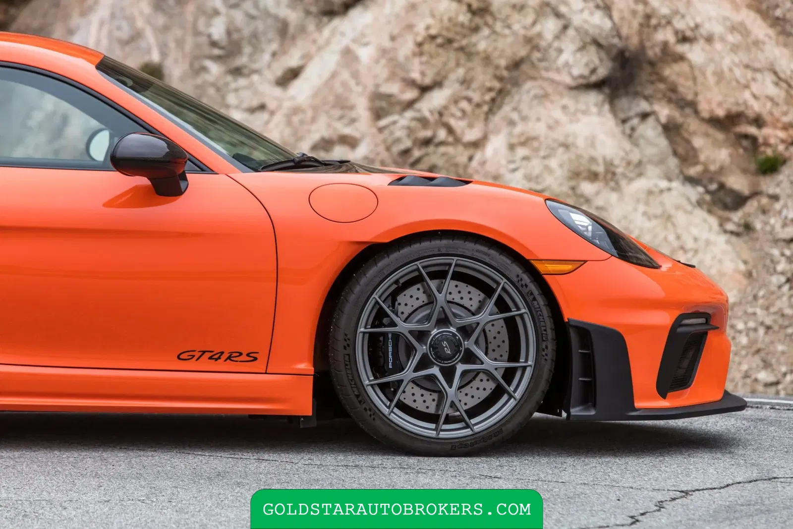Gulf Orange 2023 Porsche 718 Cayman GT4 RS Weissach