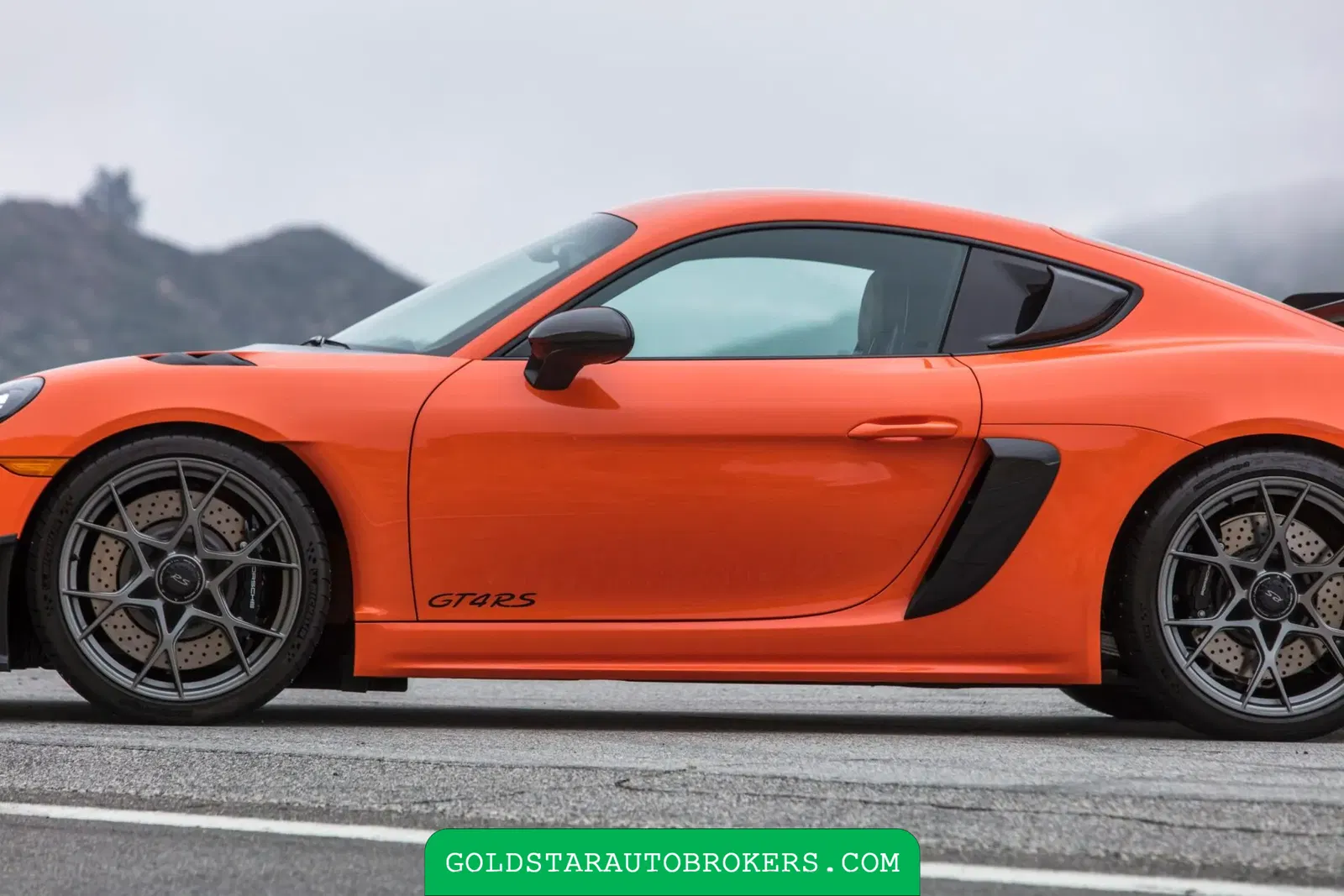 Gulf Orange 2023 Porsche 718 Cayman GT4 RS Weissach