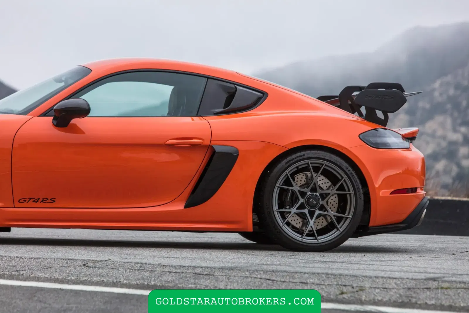 Gulf Orange 2023 Porsche 718 Cayman GT4 RS Weissach