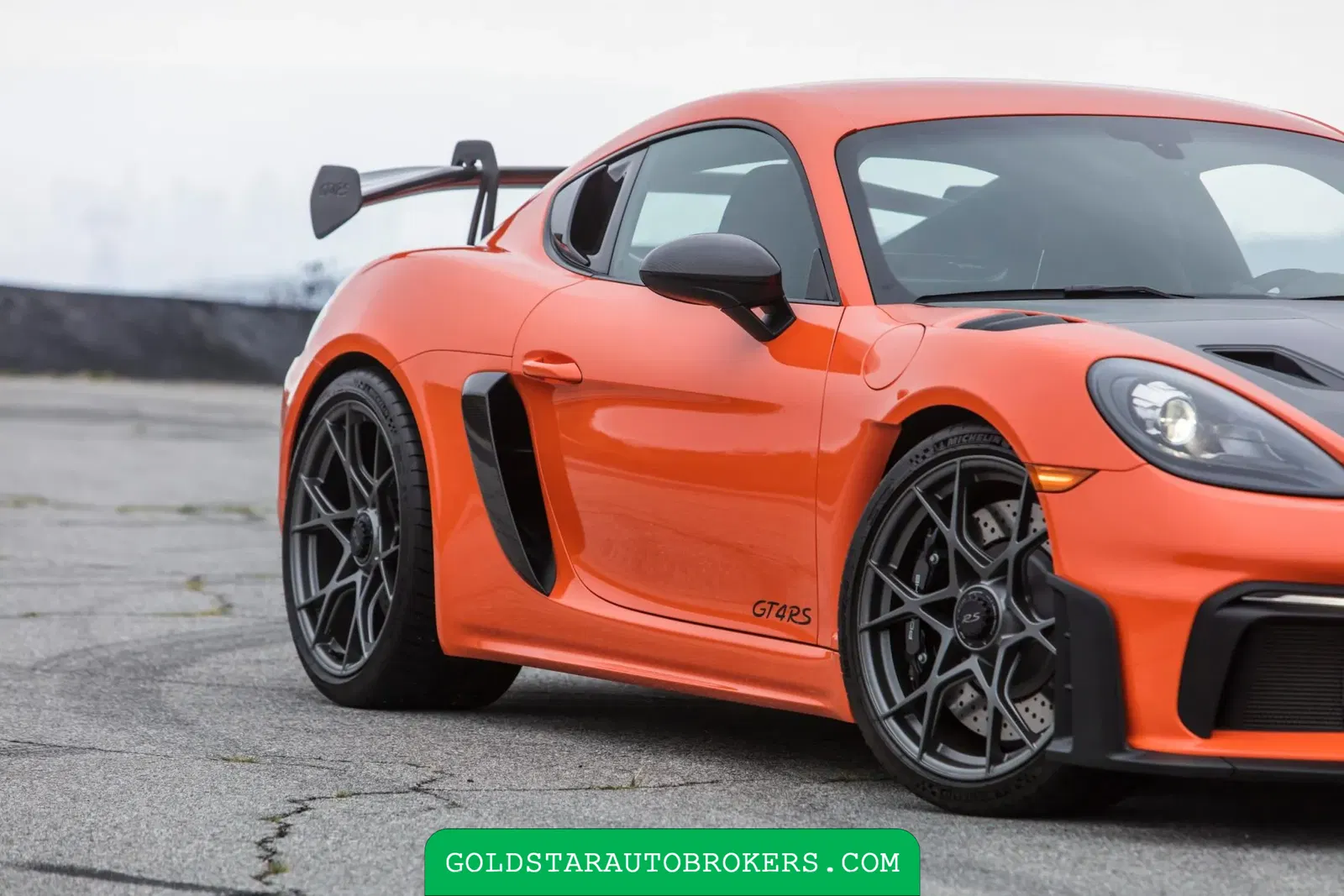 Gulf Orange 2023 Porsche 718 Cayman GT4 RS Weissach