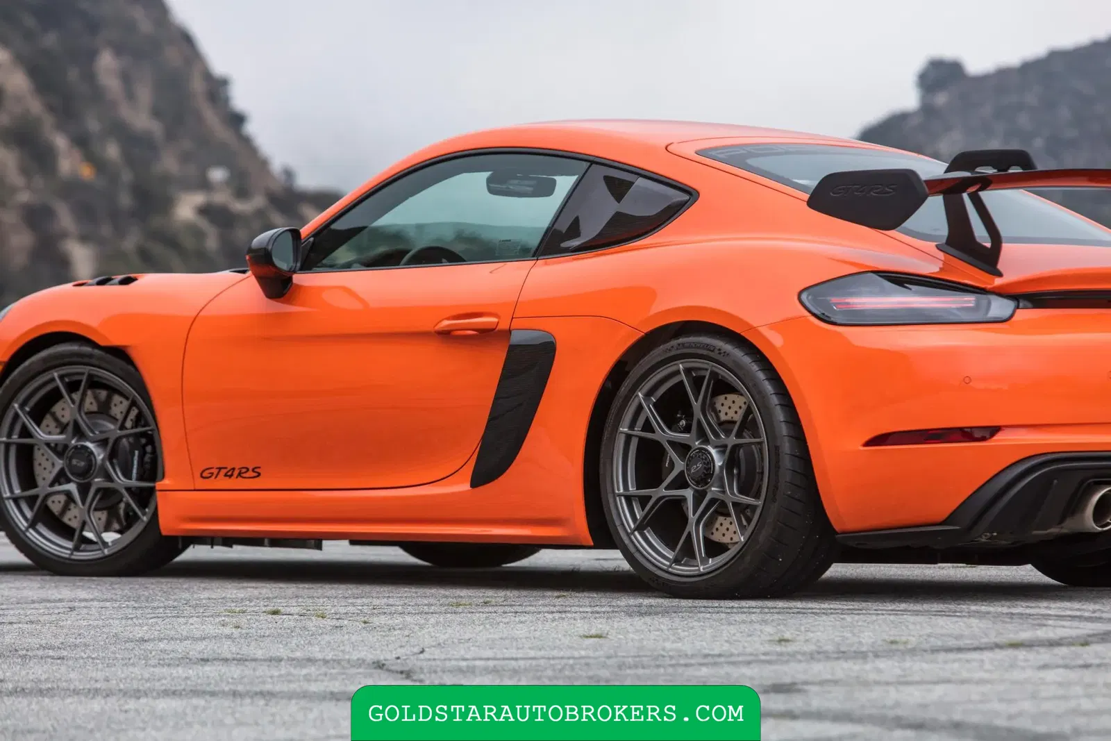 Gulf Orange 2023 Porsche 718 Cayman GT4 RS Weissach