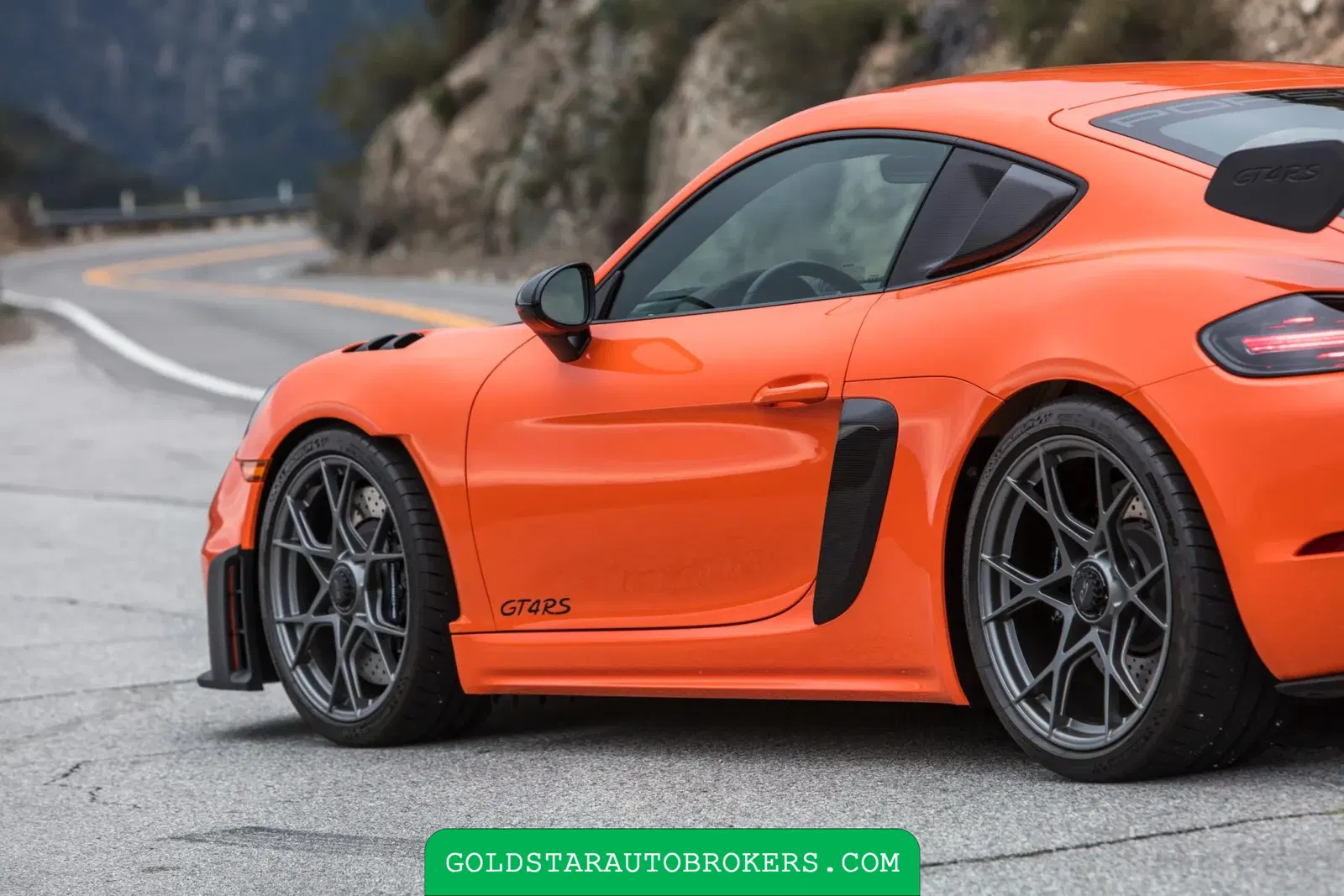 Gulf Orange 2023 Porsche 718 Cayman GT4 RS Weissach