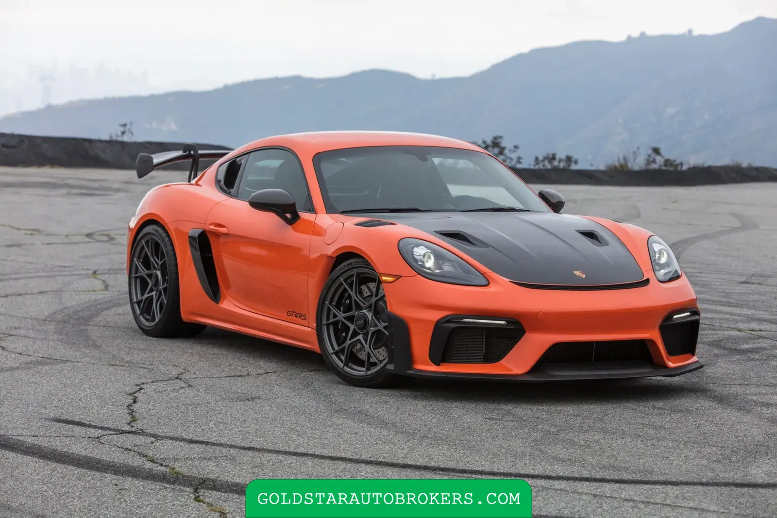 Gulf Orange 2023 Porsche 718 Cayman GT4 RS Weissach