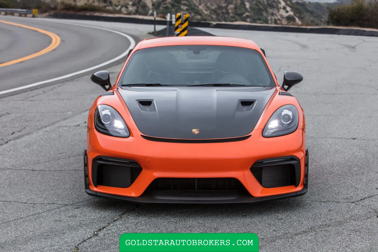 Gulf Orange 2023 Porsche 718 Cayman GT4 RS Weissach