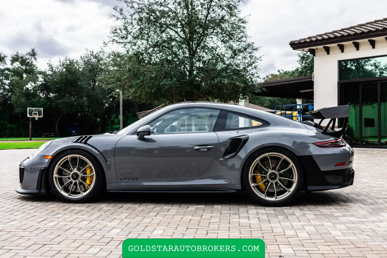 Nardo Grey 888-Mile 2019 Porsche 911 GT2 RS Weissach