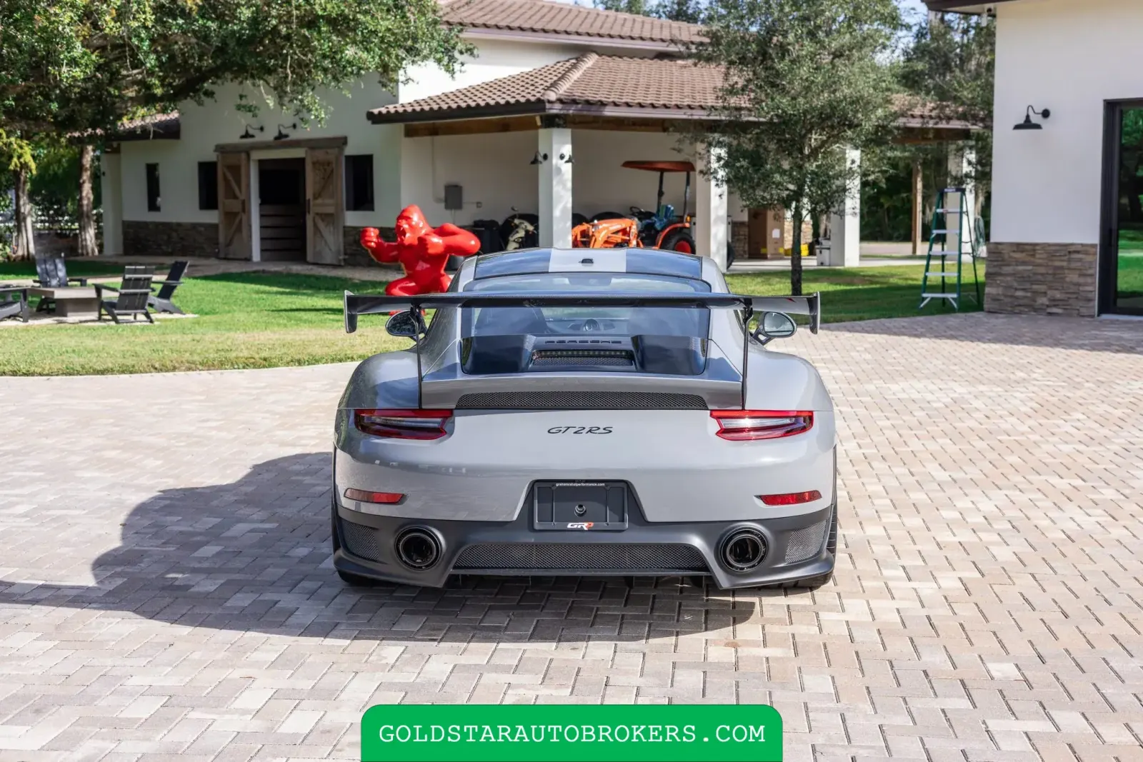 Nardo Grey 888-Mile 2019 Porsche 911 GT2 RS Weissach